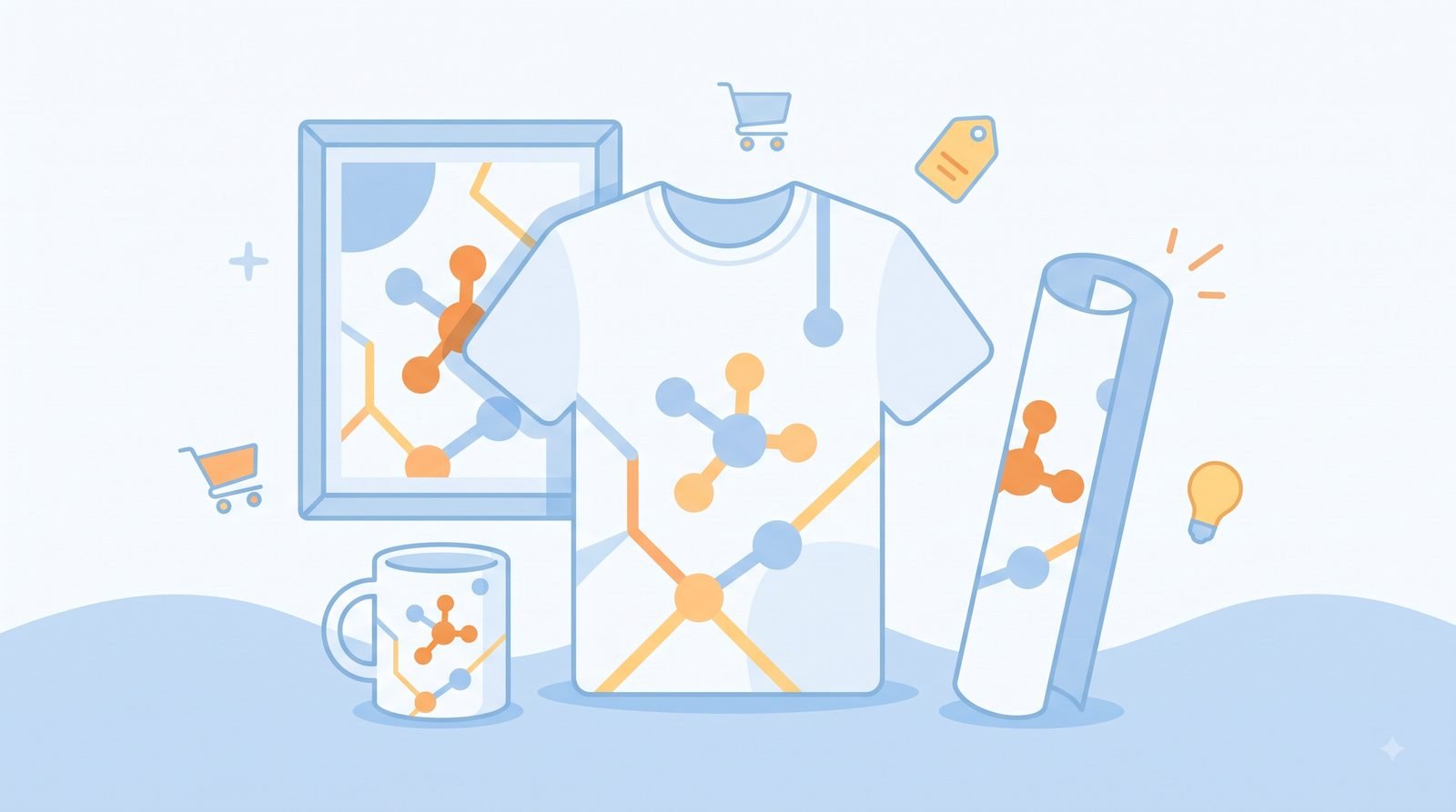KI-Bilder & Print-on-Demand: Designs verkaufen